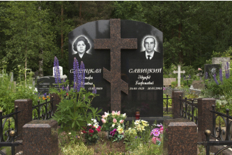 Две стелы с приставным крестом — работа №204