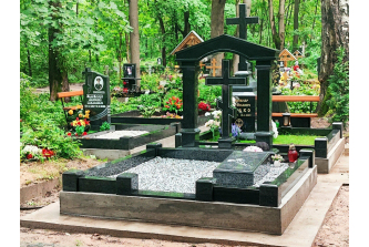 Мемориальный комплекс с крестом и куполом — работа №381